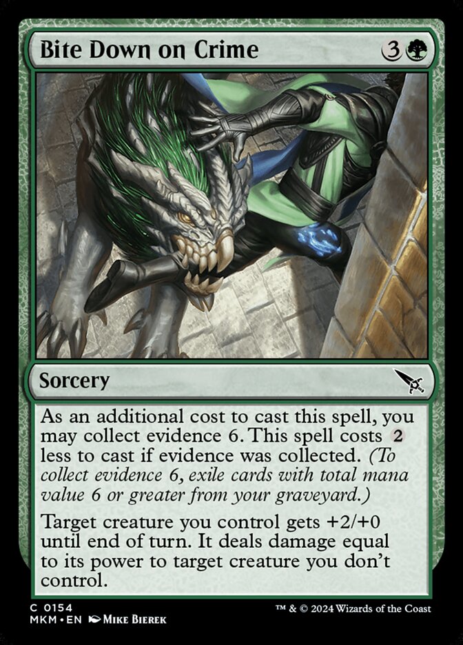 Bite Down on Crime - carta Magic The Gathering