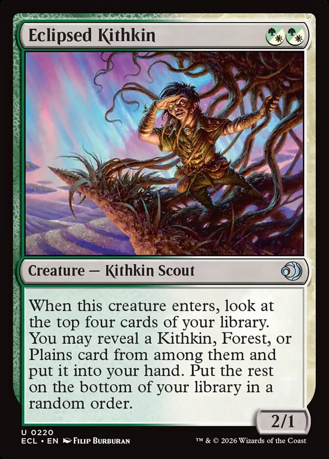 Eclipsed Kithkin - carta Magic The Gathering