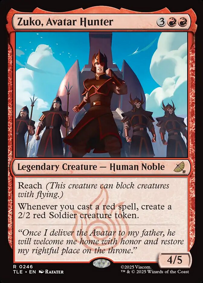 Zuko, Avatar Hunter - carta Magic The Gathering