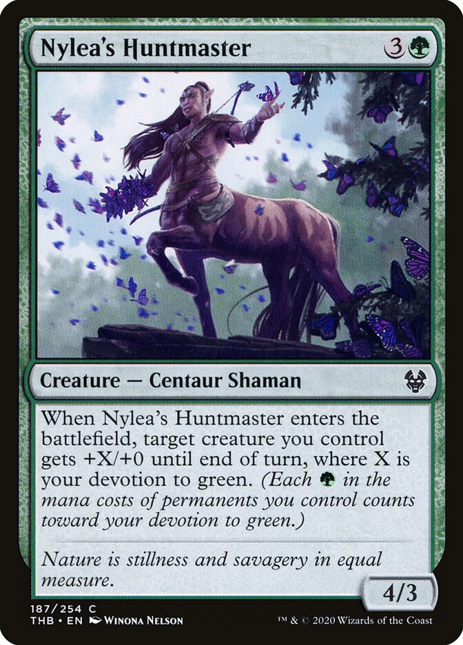 Nylea's Huntmaster - carta Magic The Gathering