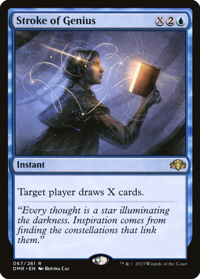 Stroke of Genius - carta Magic The Gathering
