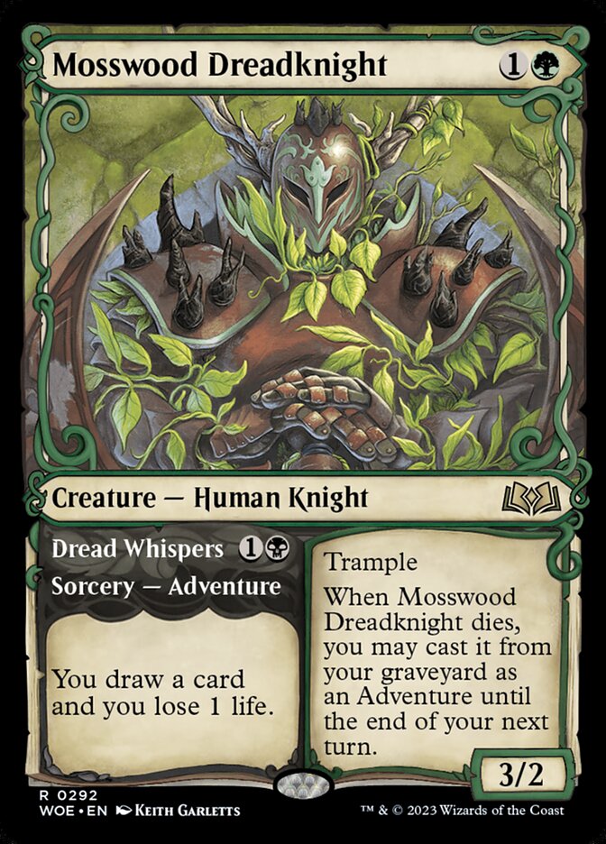 Mosswood Dreadknight // Dread Whispers - WOE-292-NF-BF-SC