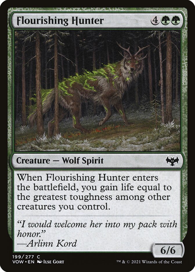 Flourishing Hunter - carta Magic The Gathering