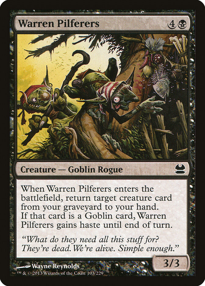 Warren Pilferers - carta Magic The Gathering