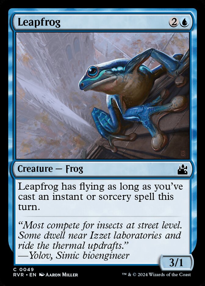 Leapfrog - carta Magic The Gathering