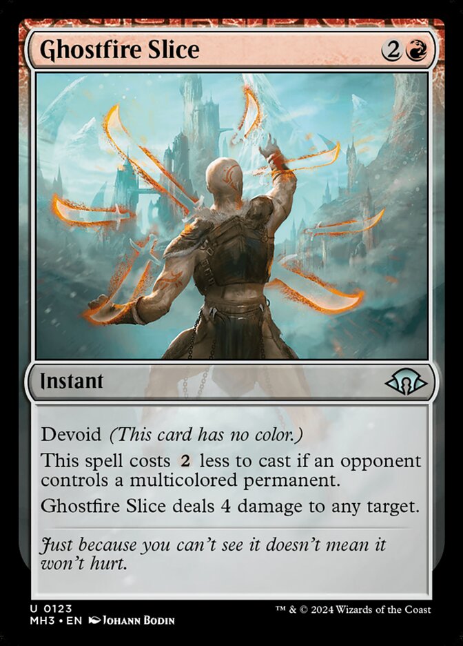 Ghostfire Slice - carta Magic The Gathering
