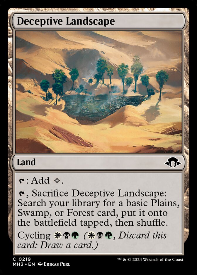 Deceptive Landscape - carta Magic The Gathering