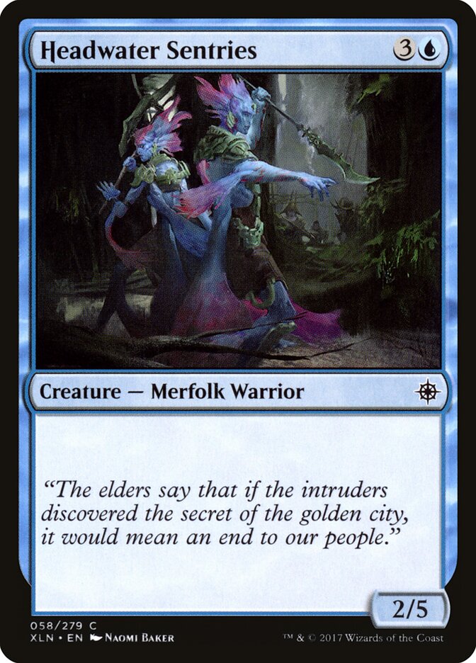 Headwater Sentries - carta Magic The Gathering