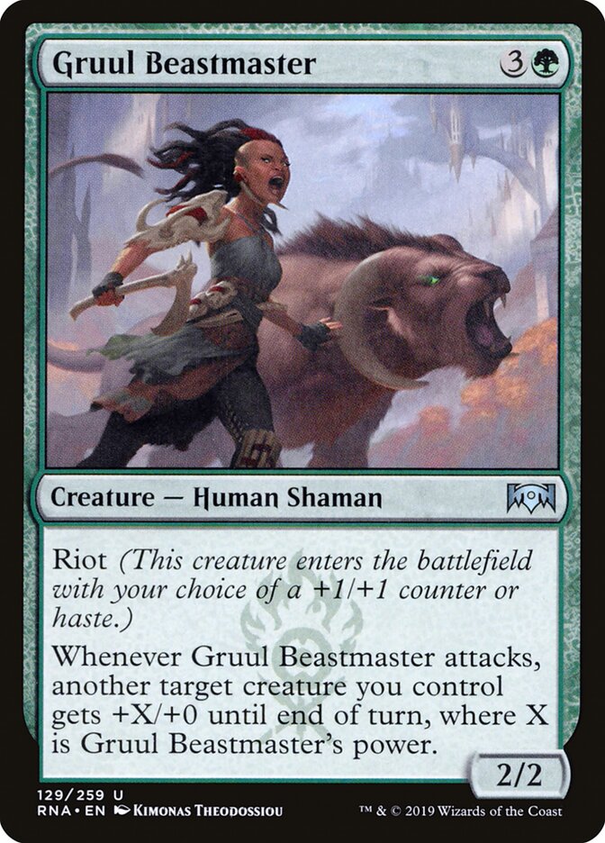 Gruul Beastmaster - carta Magic The Gathering