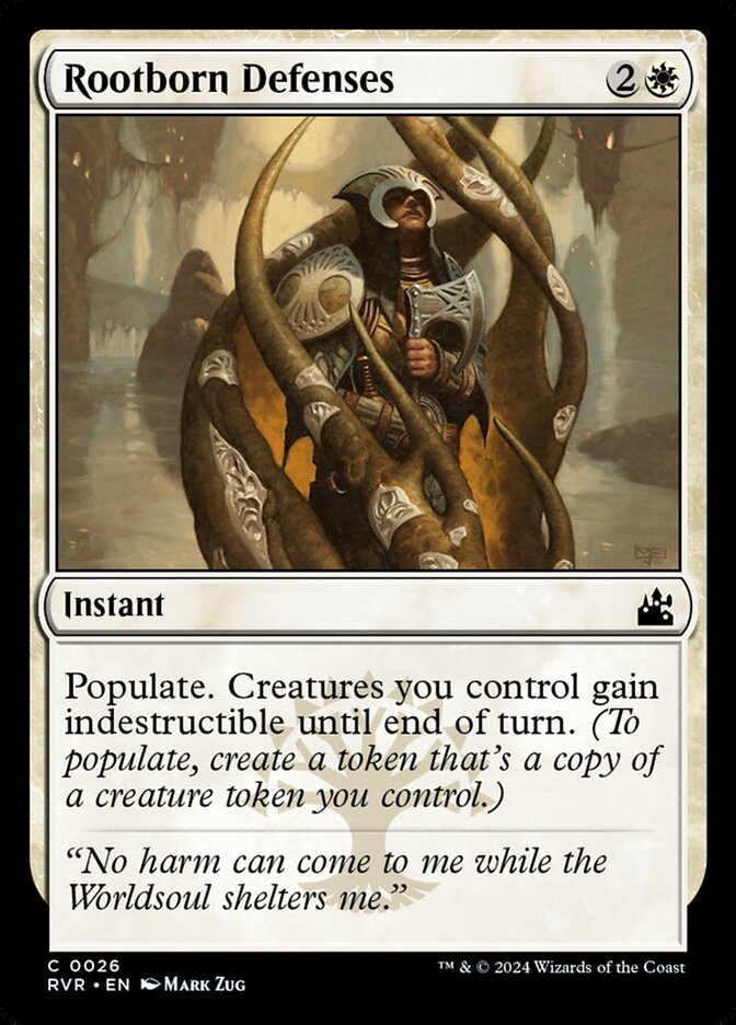 Rootborn Defenses - carta Magic The Gathering