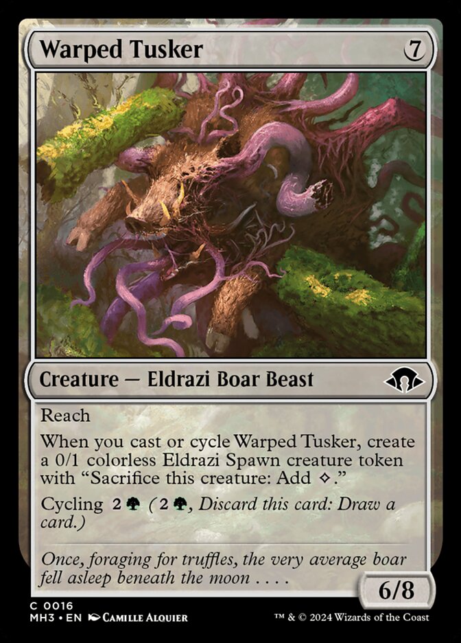 Warped Tusker - carta Magic The Gathering