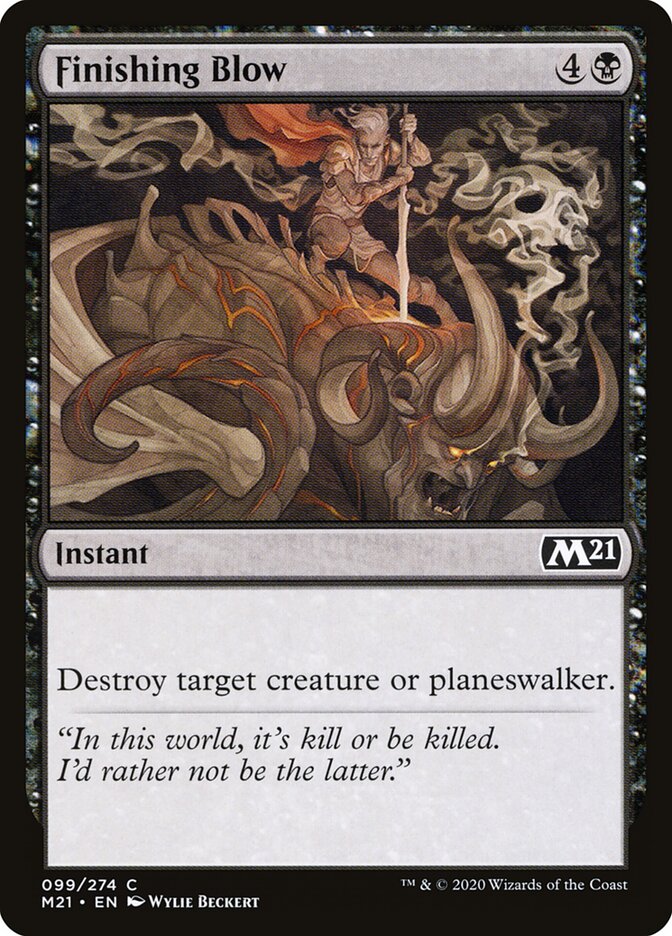 Finishing Blow - carta Magic The Gathering
