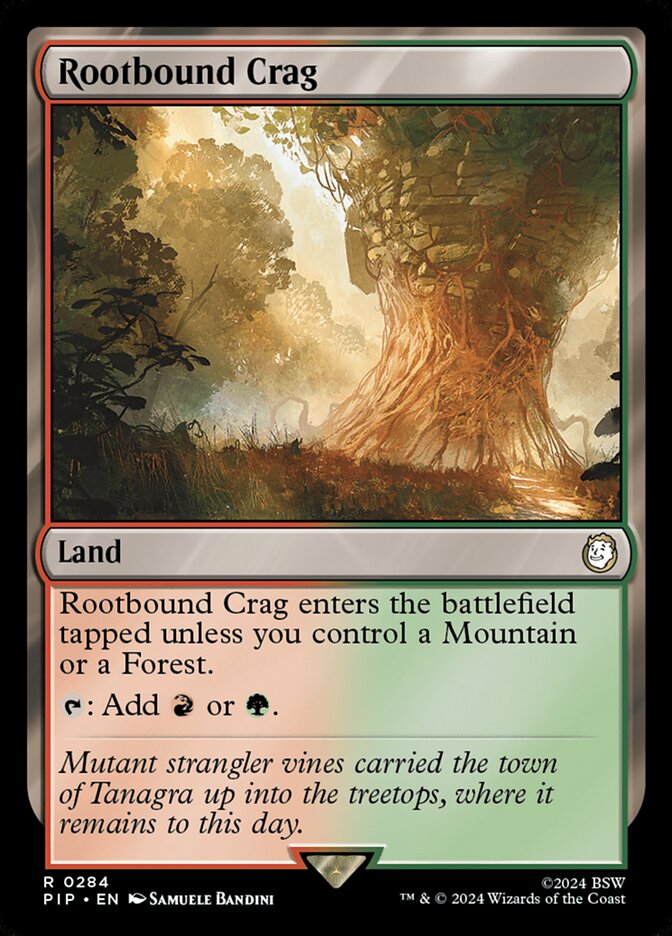 Rootbound Crag - carta Magic The Gathering