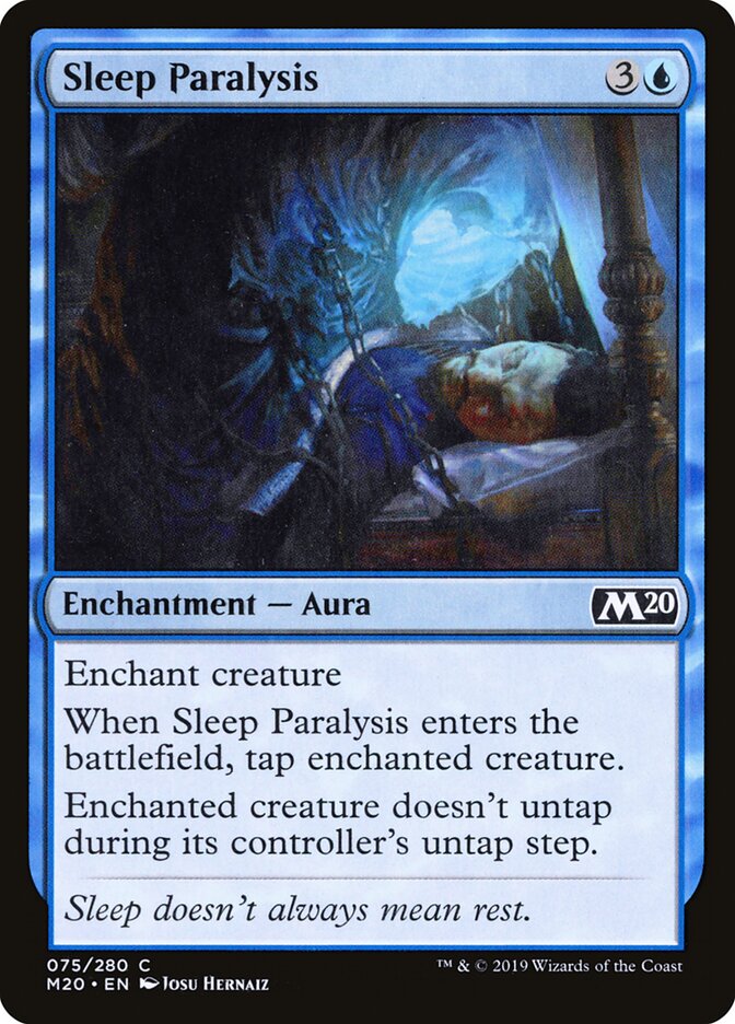 Sleep Paralysis - carta Magic The Gathering