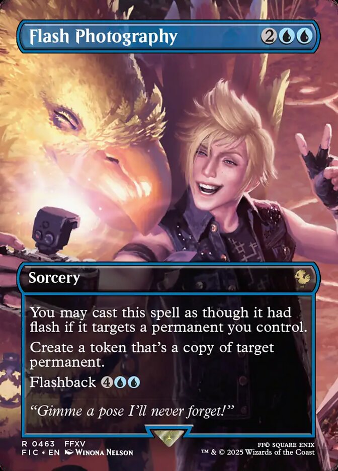 Flash Photography - carta Magic The Gathering
