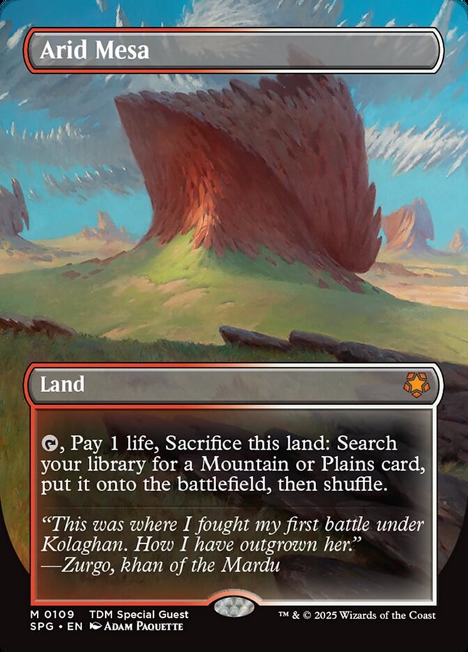 Arid Mesa - carta Magic The Gathering