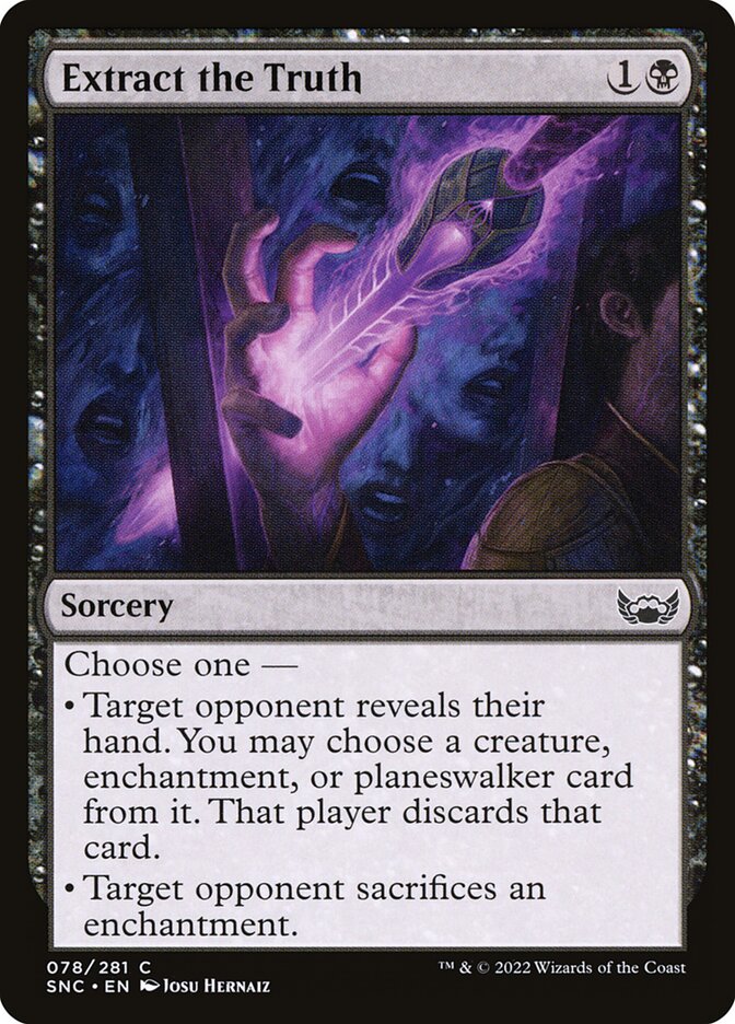 Extract the Truth - carta Magic The Gathering
