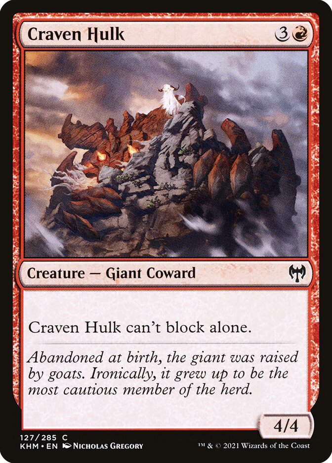 Craven Hulk - carta Magic The Gathering