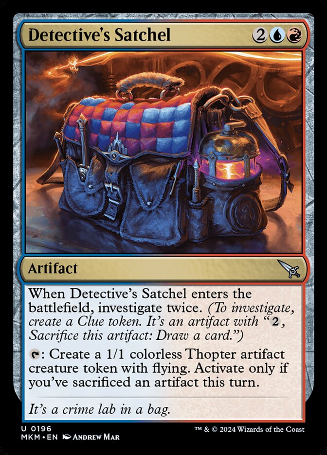 Detective's Satchel - carta Magic The Gathering