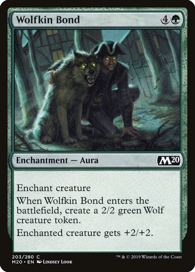 Wolfkin Bond - carta Magic The Gathering