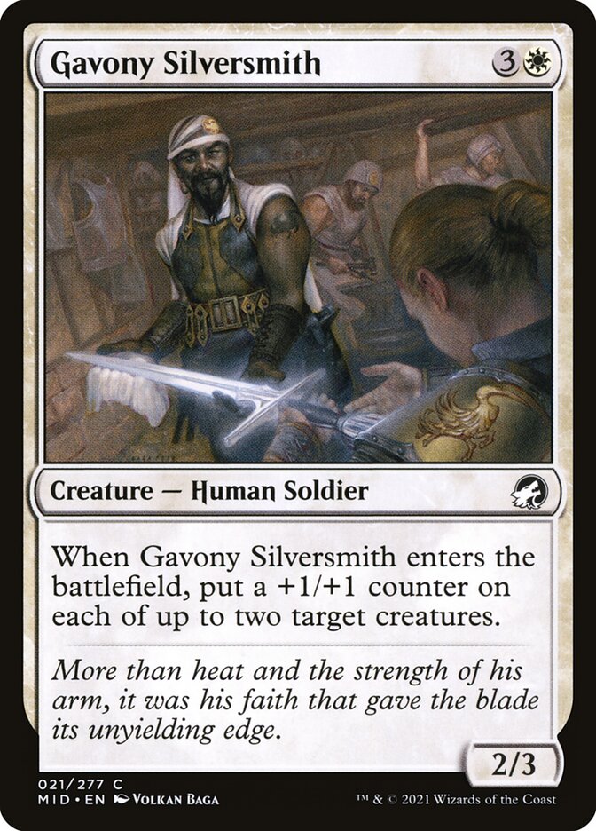 Gavony Silversmith - carta Magic The Gathering