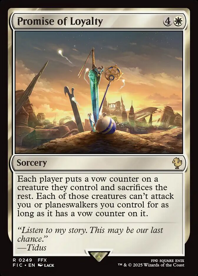 Promise of Loyalty - carta Magic The Gathering