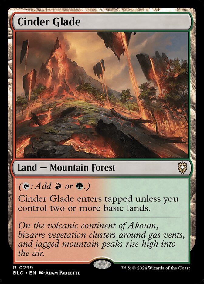 Cinder Glade - carta Magic The Gathering