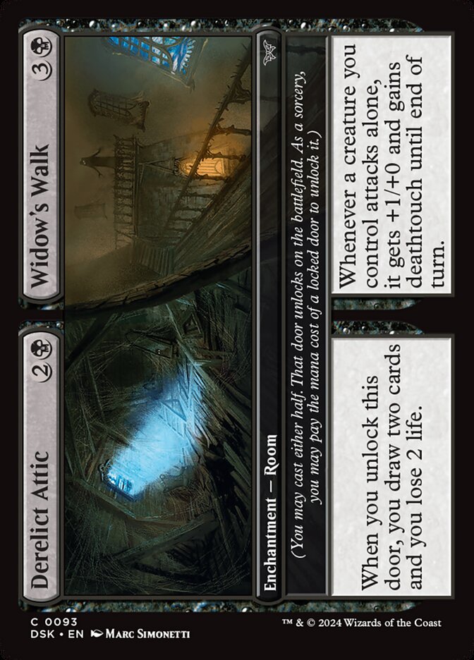 Derelict Attic // Widow's Walk - carta Magic The Gathering