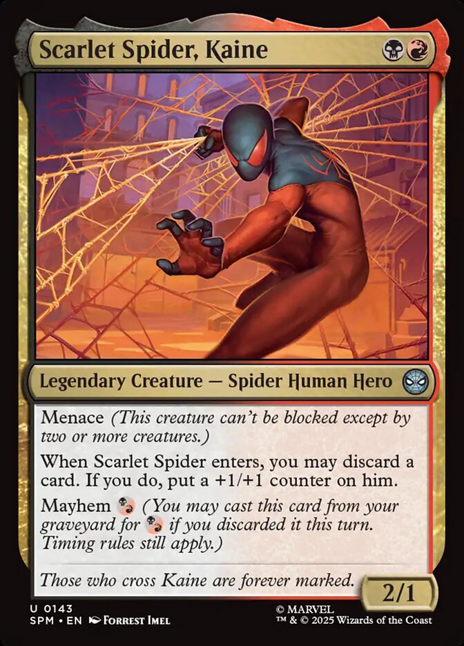 Scarlet Spider, Kaine - carta Magic The Gathering