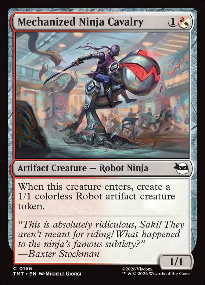 Mechanized Ninja Cavalry - carta Magic The Gathering