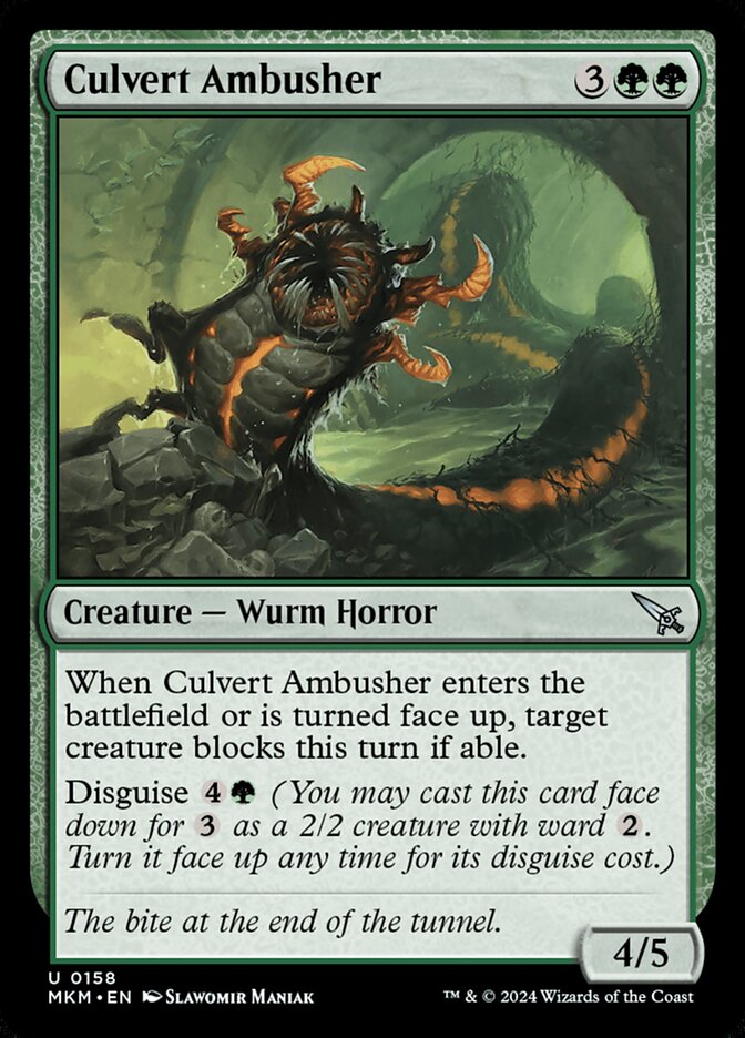 Culvert Ambusher - carta Magic The Gathering