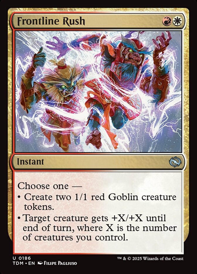 Frontline Rush - carta Magic The Gathering