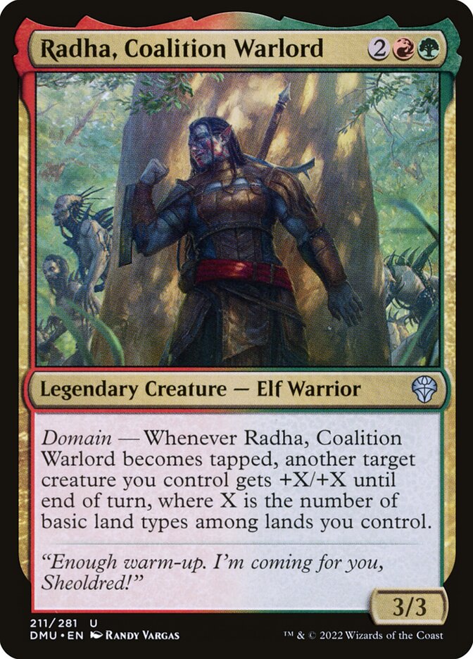 Radha, Coalition Warlord - carta Magic The Gathering