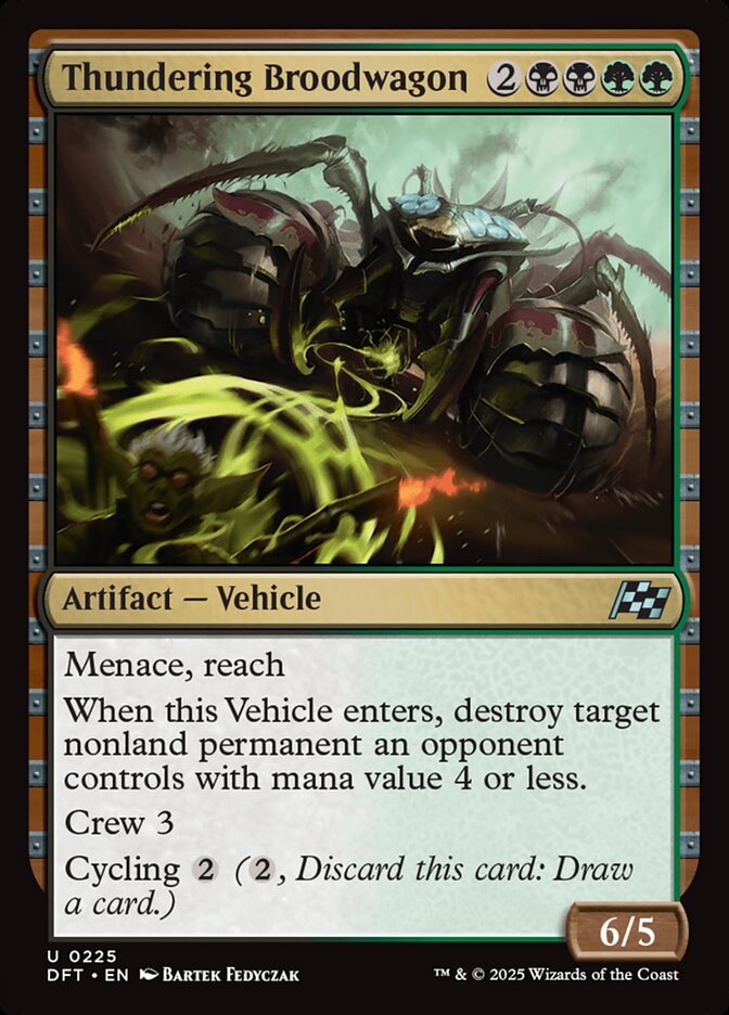 Thundering Broodwagon - carta Magic The Gathering