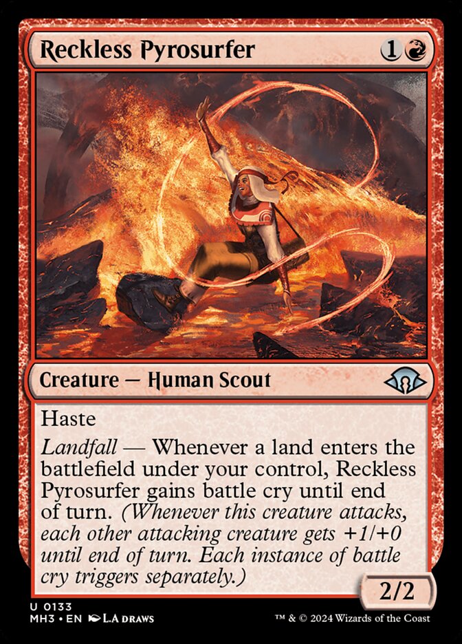 Reckless Pyrosurfer - carta Magic The Gathering
