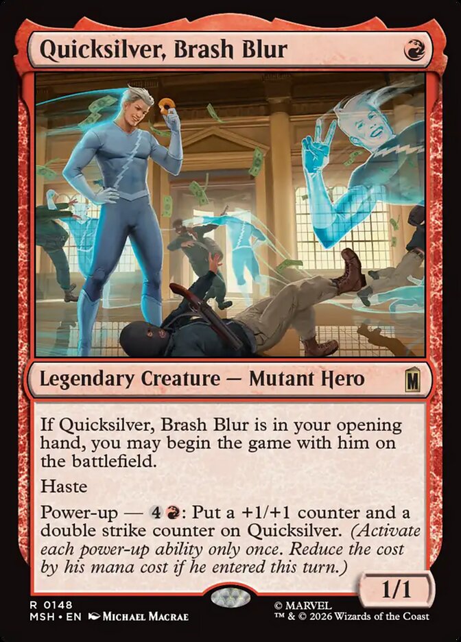 Quicksilver, Brash Blur - carta Magic The Gathering