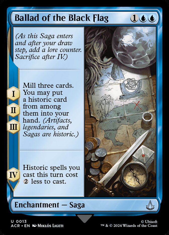 Ballad of the Black Flag - carta Magic The Gathering