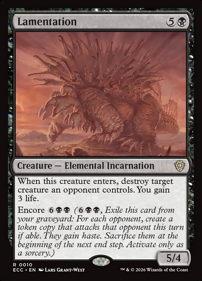 Lamentation - carta Magic The Gathering
