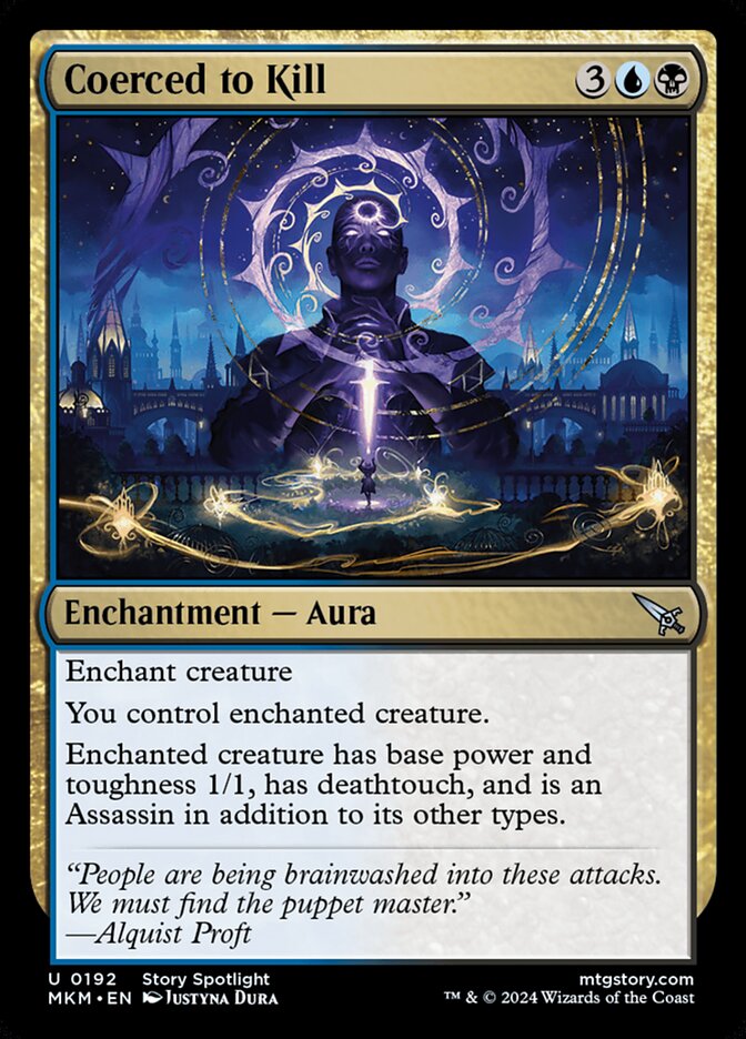Coerced to Kill - carta Magic The Gathering