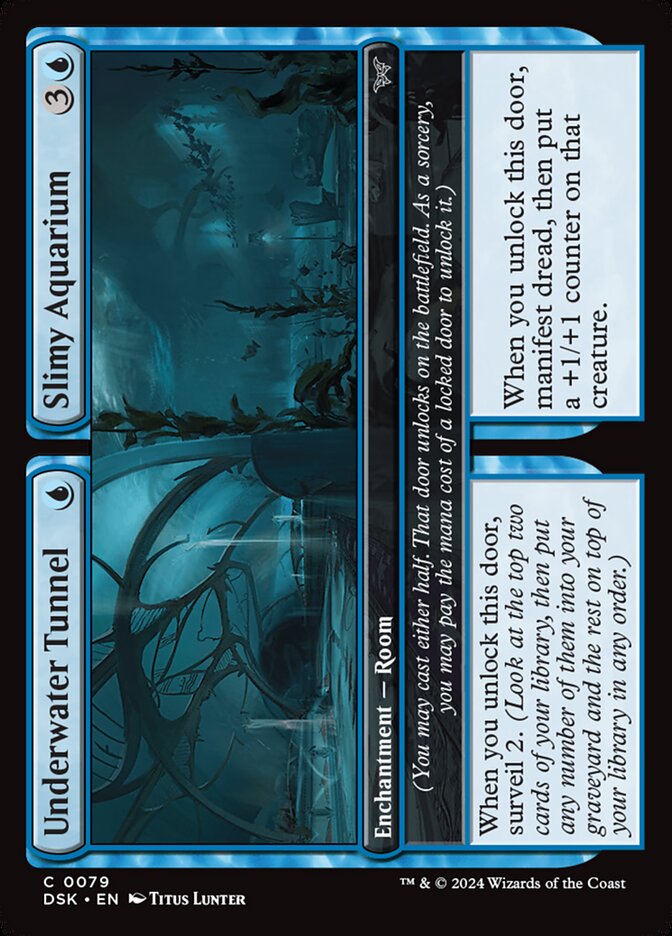 Underwater Tunnel // Slimy Aquarium - carta Magic The Gathering
