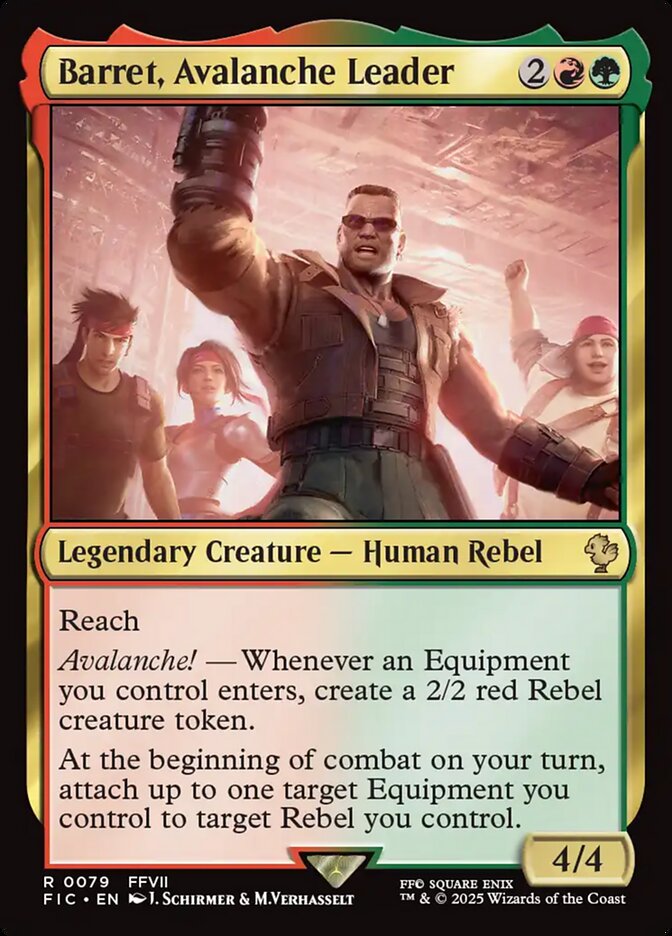 Barret, Avalanche Leader - carta Magic The Gathering