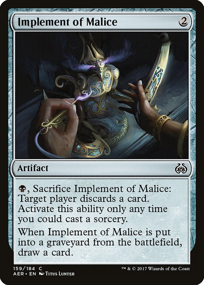 Implement of Malice - carta Magic The Gathering