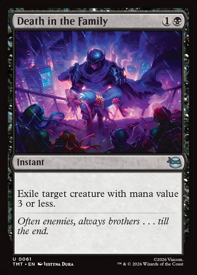 Death in the Family - carta Magic The Gathering