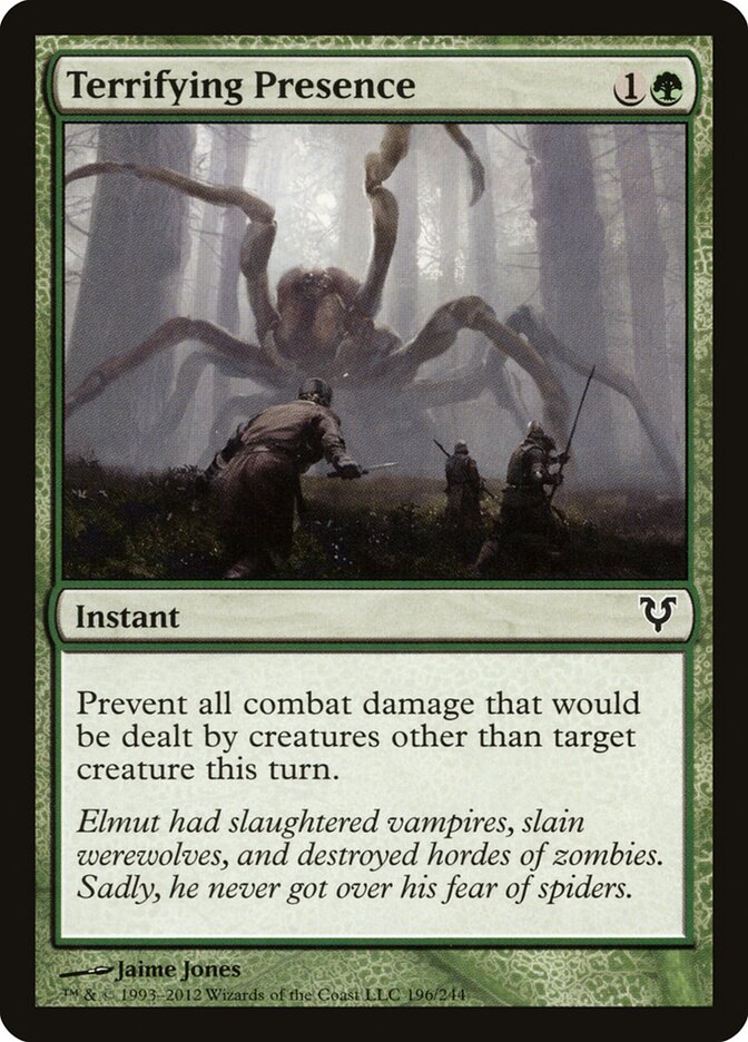 Terrifying Presence - carta Magic The Gathering