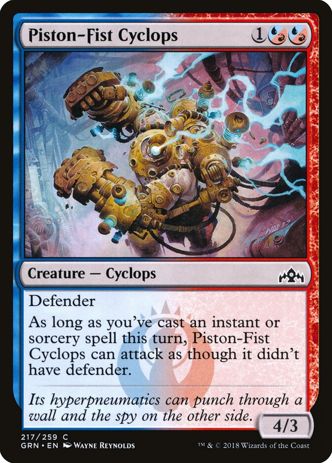 Piston-Fist Cyclops - carta Magic The Gathering