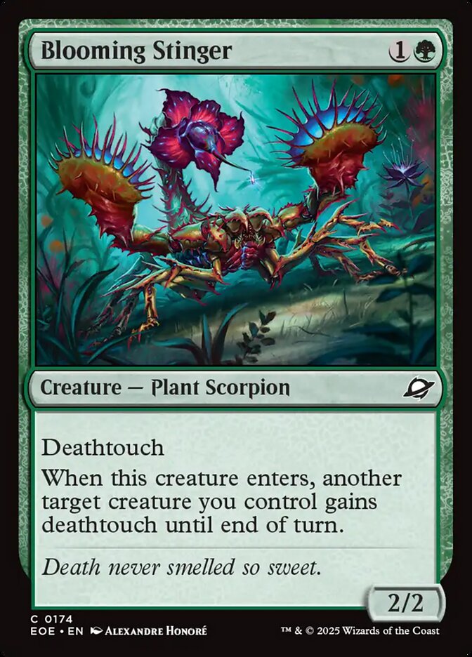 Blooming Stinger - carta Magic The Gathering