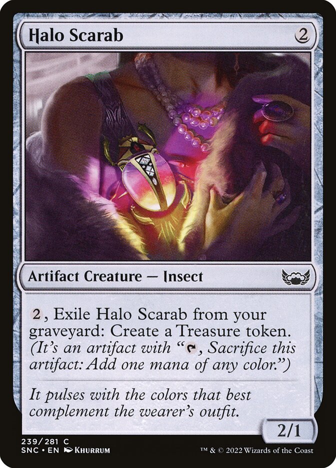 Halo Scarab - carta Magic The Gathering