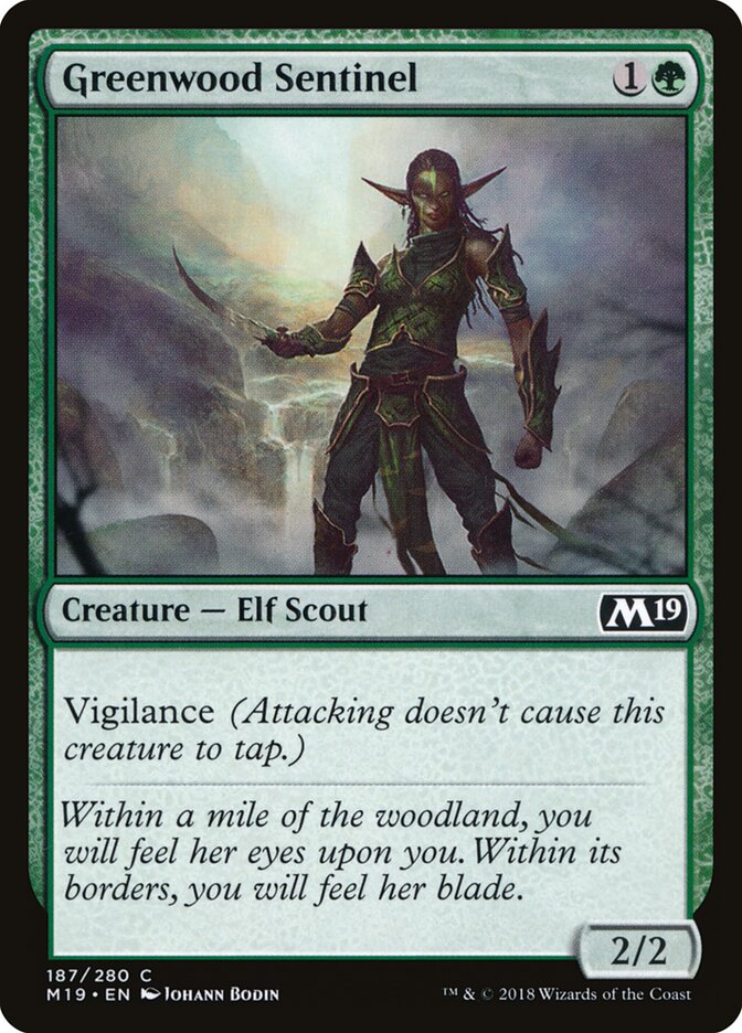 Greenwood Sentinel - carta Magic The Gathering