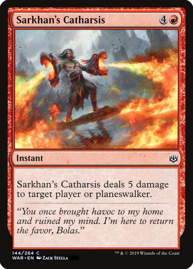 Sarkhan's Catharsis - carta Magic The Gathering