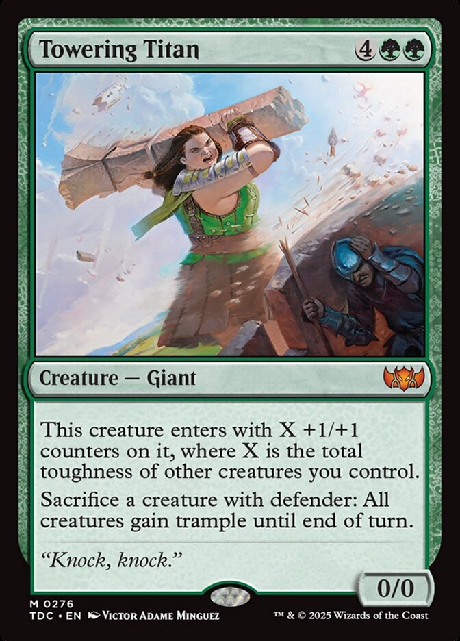 Towering Titan - carta Magic The Gathering